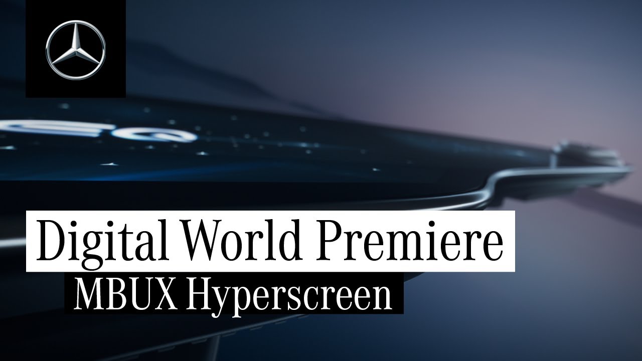World Premiere of the MBUX Hyperscreen