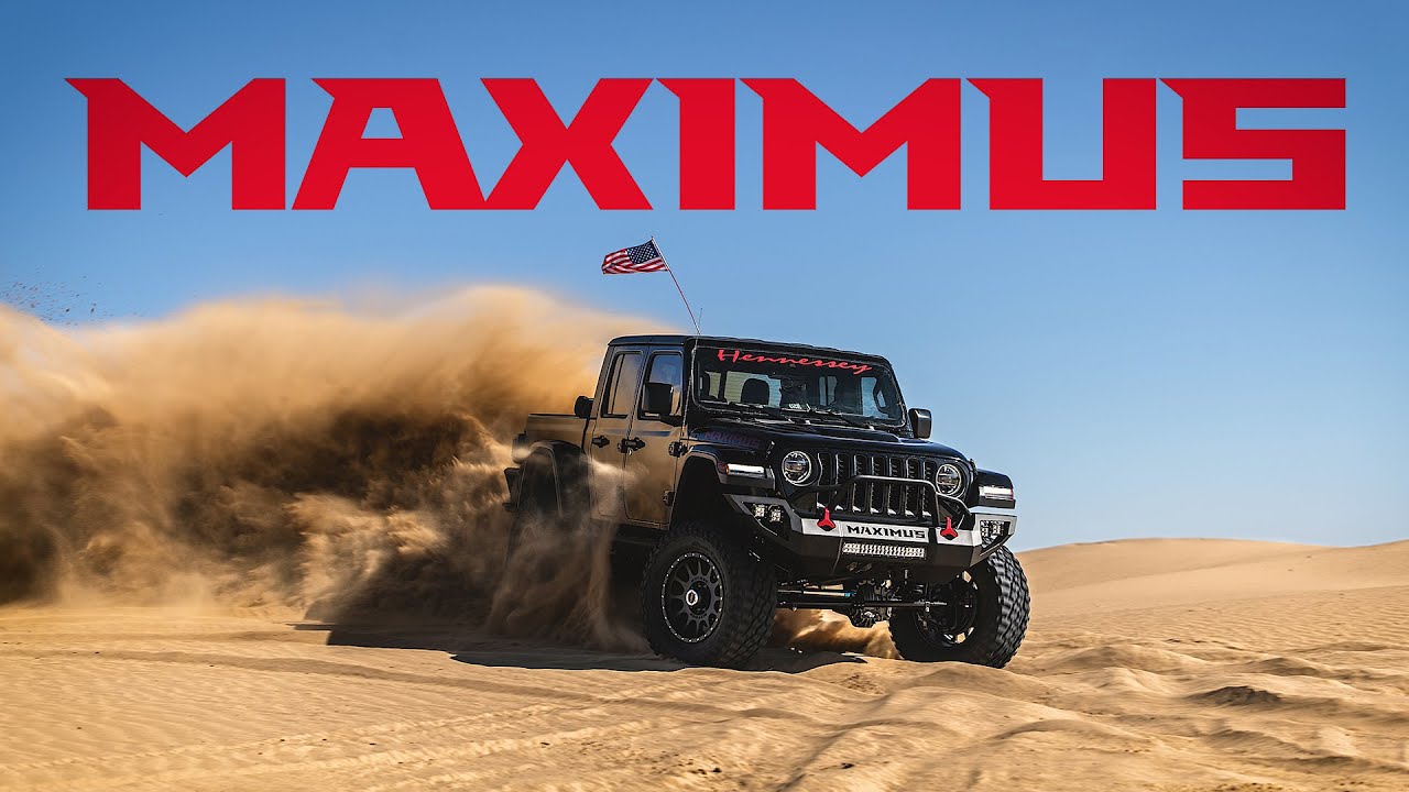 Hennessey MAXIMUS 1000 Jeep Gladiator Desert Testing