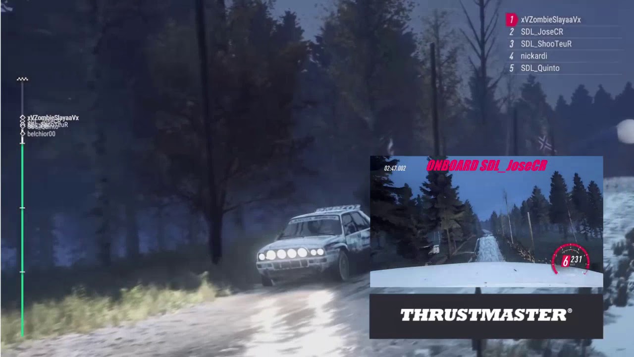 Jose Araya, DiRT Rally World Series Finalist.