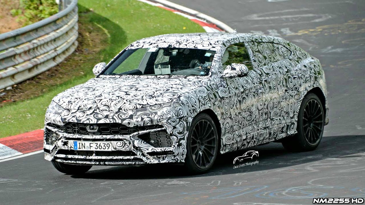 Lamborghini Urus Test Mule Spotted Testing on the Nürburgring!!