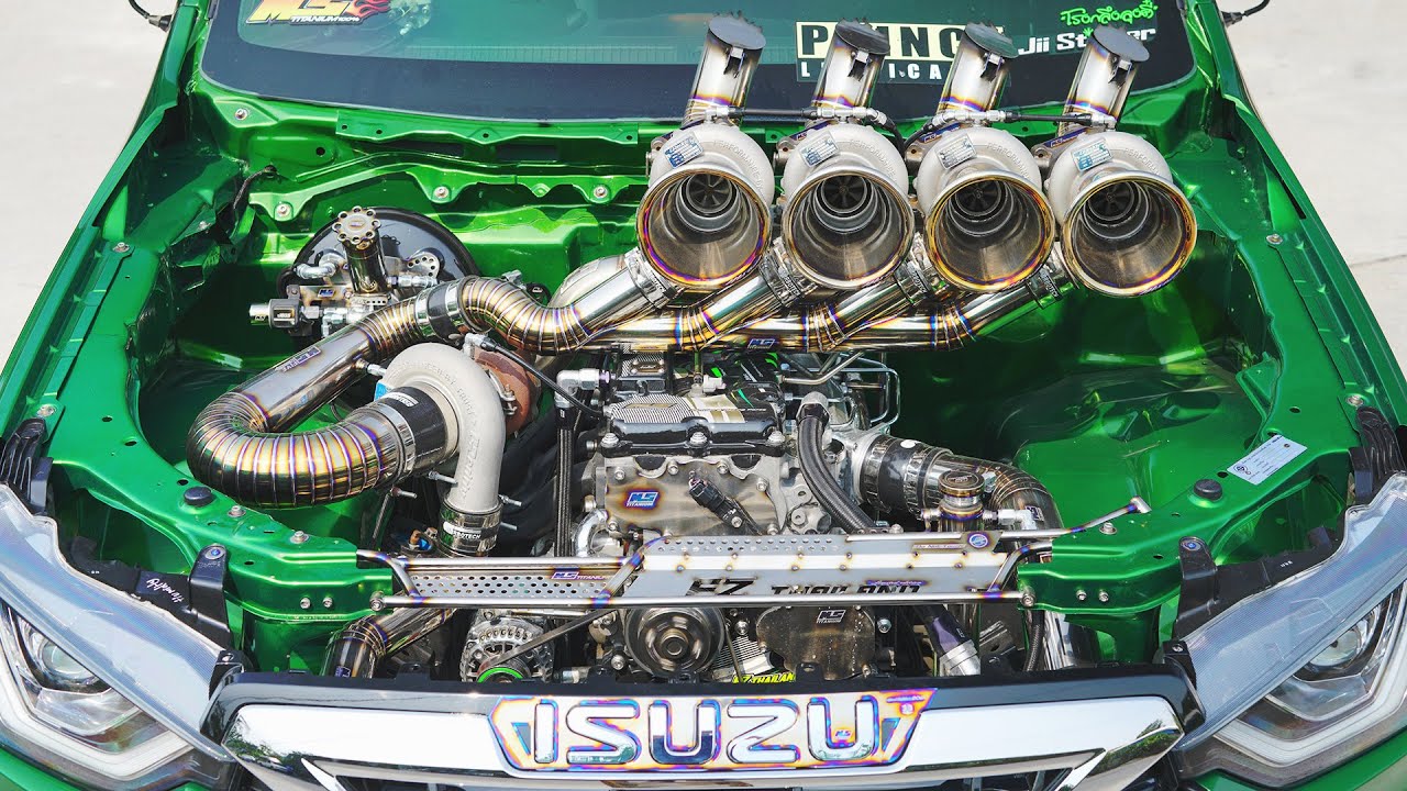 FIVE Turbskies! 5 Turbo Truck Ride Along in Bangkok Thailand