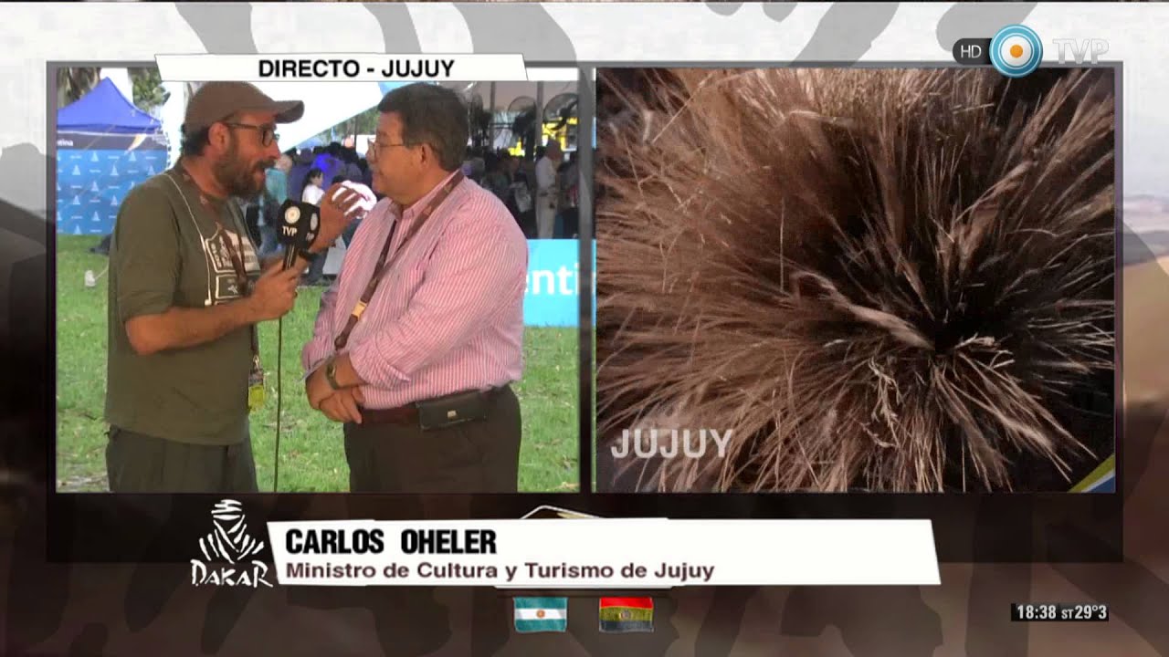 Rally Dakar 2016 - Etapa 3: Entrevista al ministro de Cultura y Turismo de Jujuy