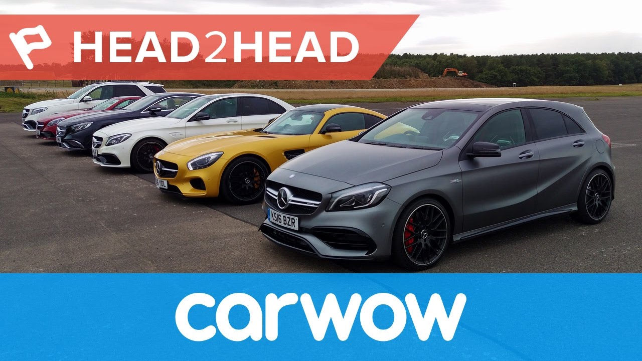 Ultimate Mercedes-AMG Drag Race: six cars... 2983hp... one winner! | Head2Head