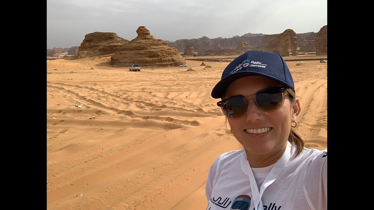 ENTREVISTA MARÍA LUISA FABRES PREVIO RALLY JAMEEL 2024 ARABIA SAUDITA