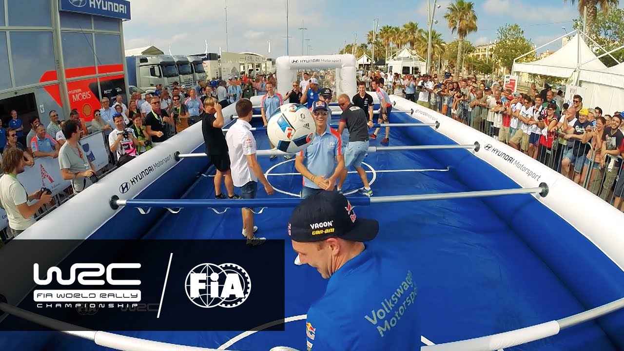 WRC - Rally Italia Sardegna 2016: WRC Stars train for Euro 2016 ;-)