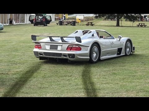 Mercedes CLK GTR Rally Stage and CRAZY Powerslides!!