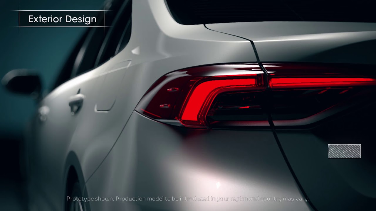 New Corolla design movie (Prestige model)