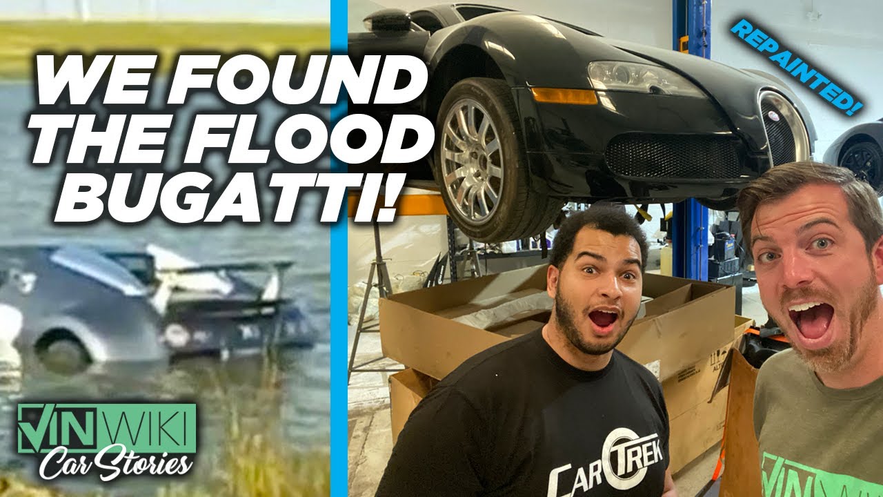 We found the flood Bugatti! The cheapest Veyron EVER