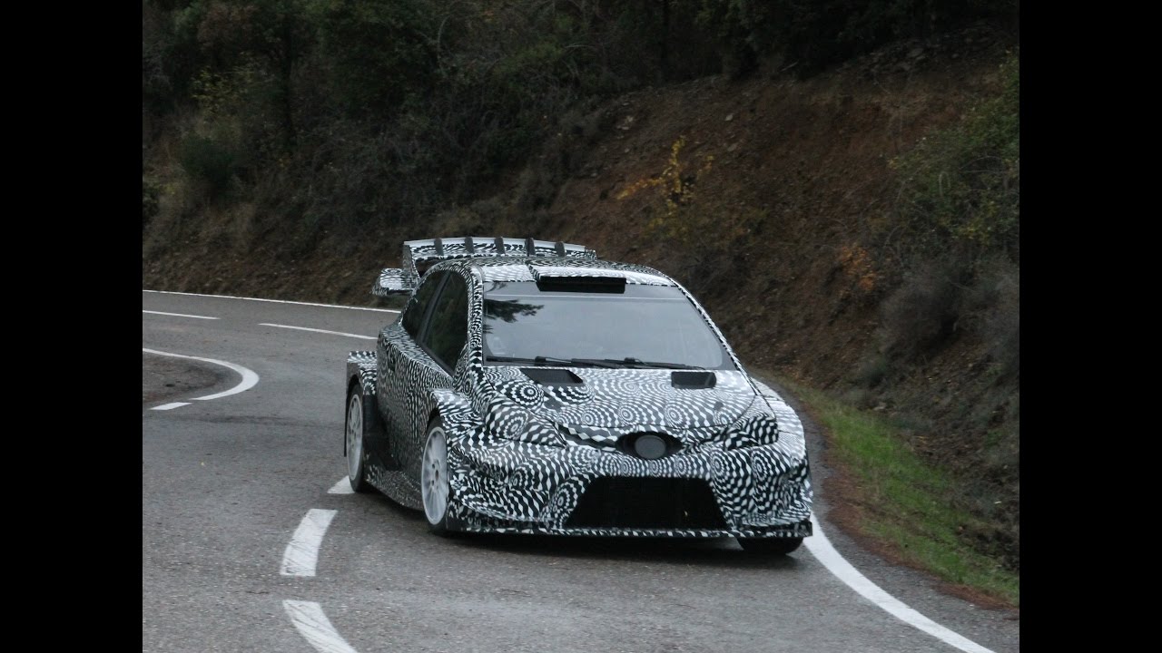 Test Toyota Yaris WRC Ogier 2017 (Edgar-RaceVideos)