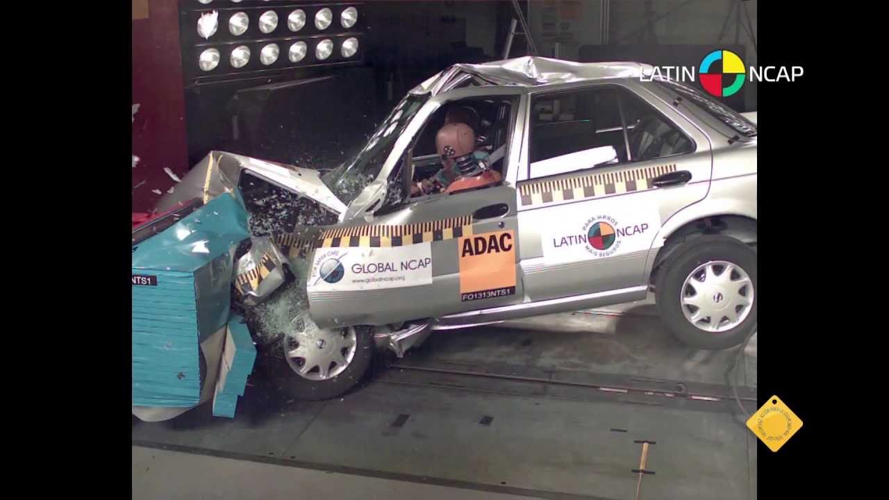 LATIN NCAP - Nissan Tsuru / Sentra B13 - WITHOUT AIRBAG / 0 star /
