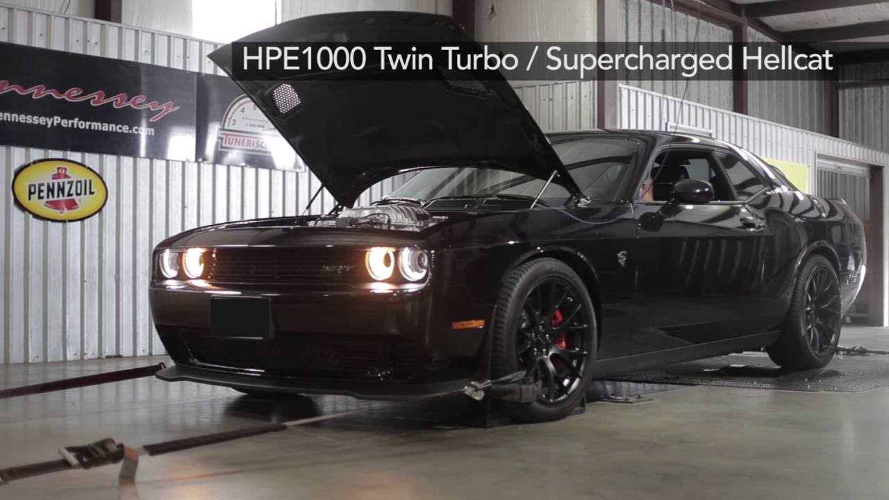 HPE1000 Twin Turbo Hellcat Dyno Testing