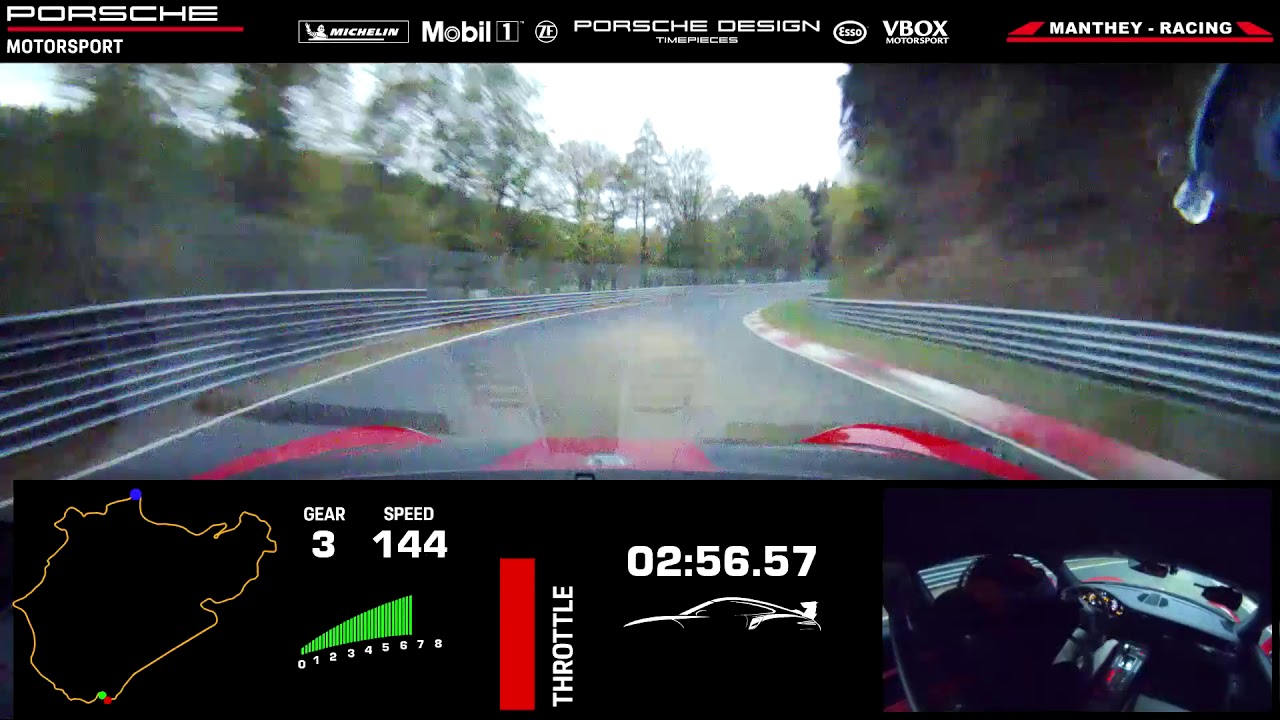 Porsche 911 GT2 RS MR new record at the Nürburgring Nordschleife