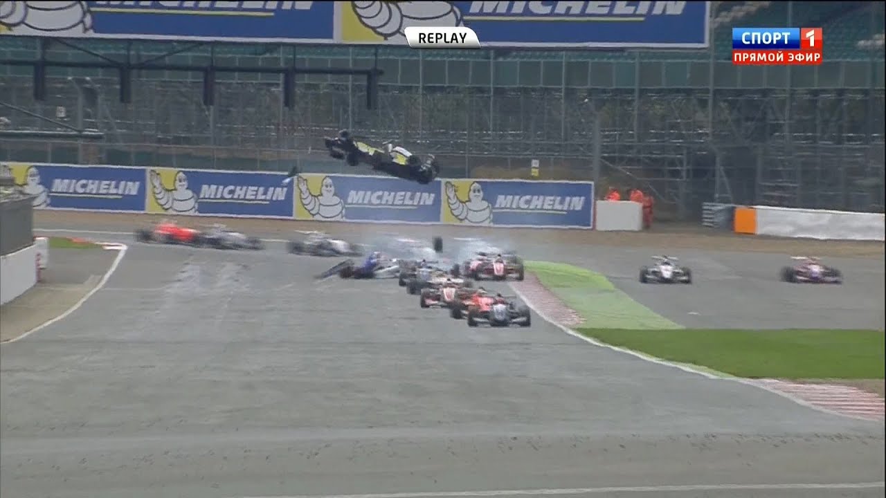 WSR 2.0 2015. Silverstone. Ferdinand Habsburg Airborne Crash