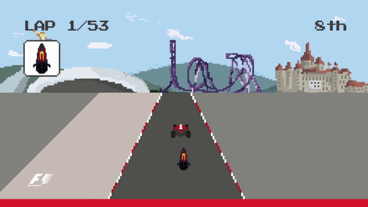 The F1 Story Of 2016: 8-Bit, Video-Game-Style!