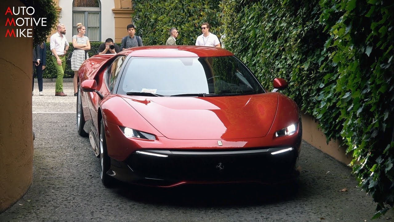 ONE-OFF FERRARI SP38 DEBORAH - OVERVIEW, INTERIOR & DRIVING | Villa d'Este 2018