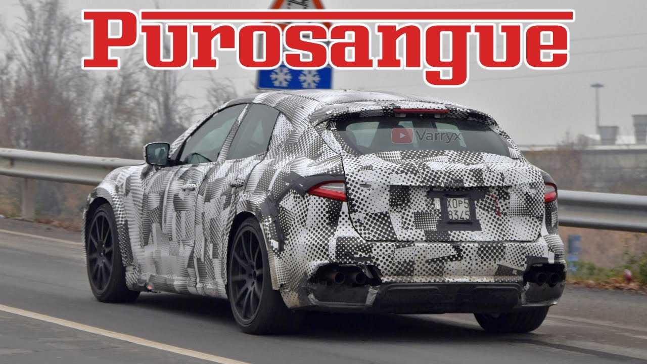 FERRARI PUROSANGUE TEST CAR ON THE ROAD