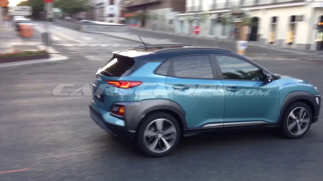 2018 Hyundai Kona Small SUV Captured Completely Undisguised