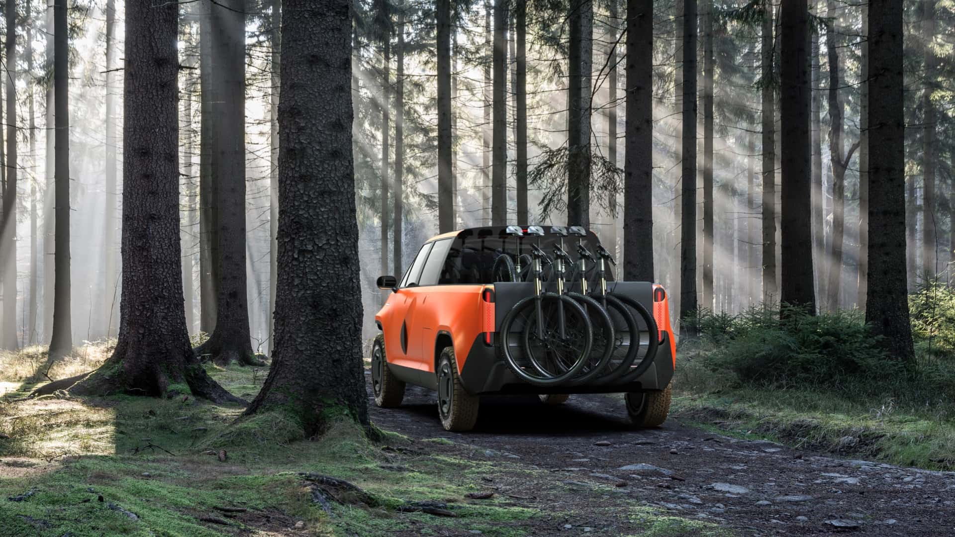 Este Mini pick-up clásico rueda como eléctrico por Noruega