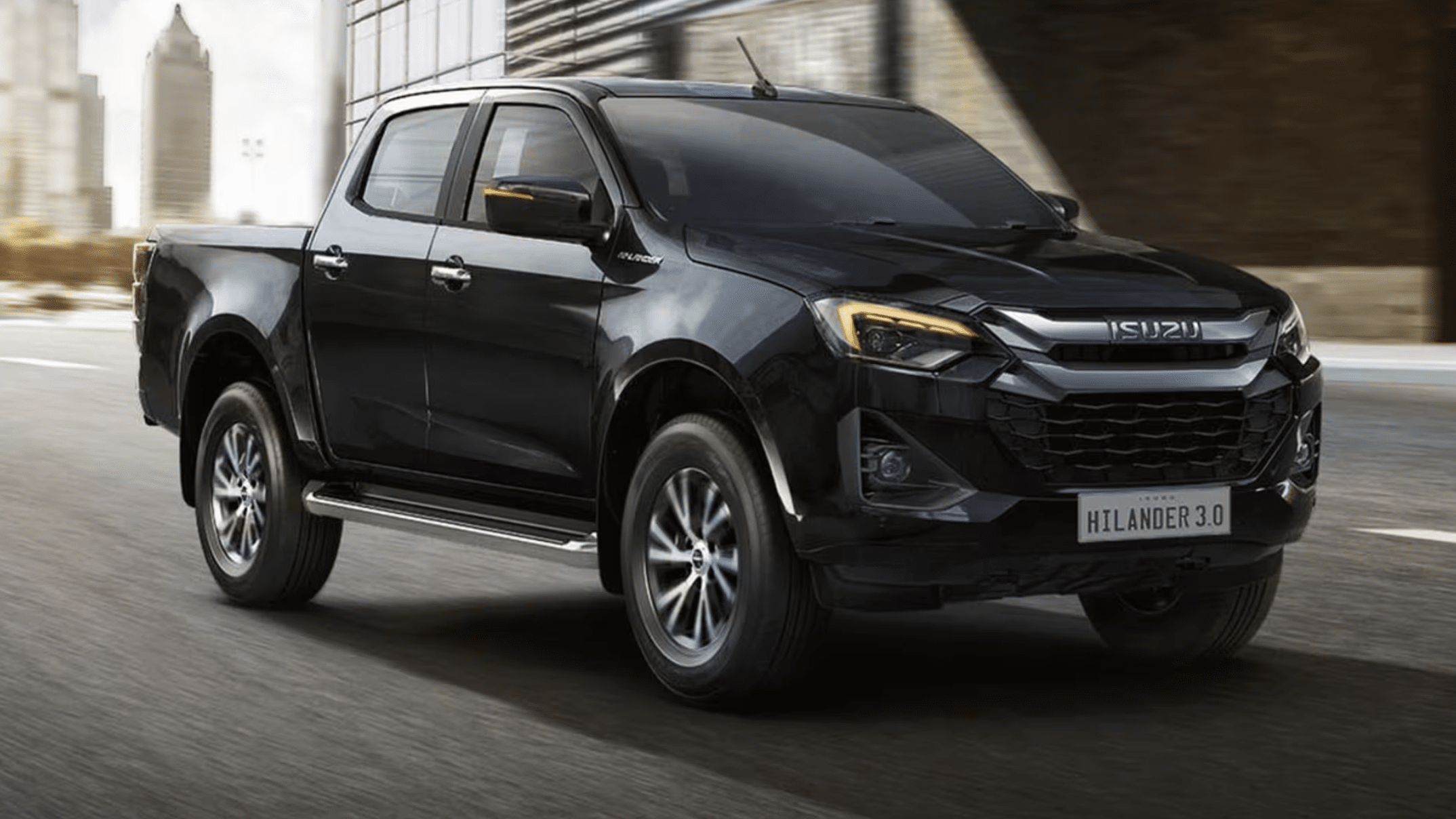 Déflecteurs Latéraux ClimAir Noir Pour Isuzu D-Max 2013-2019 (2 Ou 4 Portes) - Améliore Aération Et Réduit Bruit Vent